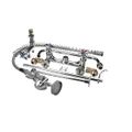 Product Image of Big-flo Pre-rinse Unit 8" Wall Mount, Add-on w/ 14" Nozzle, 36" Hose & B-0107 Spray Valve