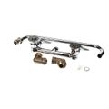 Product Image of Big-flo Mixing Faucet, 8" Wall Mount, 16" Swing Nozzle, 00ll Inlets, Lever Handles, B-0290-01