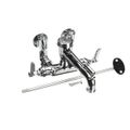 Product Image of Service Sink Faucet, Wall Mount, Adjustable Centers, Vacuum Breaker, Wall Brace, Polished, B-0667-POL