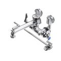 Product Image of Service Sink Faucet, Wall Mount, Adjustable Centers, Vacuum Breaker, Wall Brace, Rough, B-0667-RGH