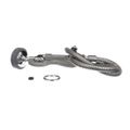 Product Image of Spray Assembly, 44" Flex Stainless Steel Hose, Self-closing Angled Spray Valve, B-0950