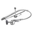 Product Image of Pre-rinse Assembly, 44" Ss Flex Hose, B-0107 Spray Valve, 18" Riser & 6" Wall Bracket, B-2250-B-18R