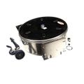 Product Image of Hose Reel, Enclosed, Stainless Steel, 30'hose, 3/8" id With Spray Valve, B-7122-C01