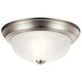 Product Image of 11.25" 2 Light Flush Mount (Brushed Nickel)