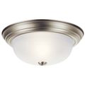 Product Image of 13.25" 2 Light Flush Mount (Brushed Nickel)