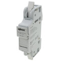 Product Image of 2-Conductor Fuse Holder for Class CC Cylindrical Applications, 1-Pole w/o Blown Fuse Indication (Light Gray)