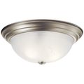 Product Image of 15.25" 3 Light Flush Mount (Brushed Nickel)