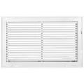 Product Image of 24" x 14" Steel Fixed Bar Filter Grille (White)