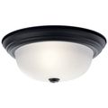 Product Image of 13.25" 2 Light Flush Mount (Black)