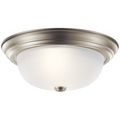 Product Image of 13.25" 2 Light Flush Mount (Brushed Nickel)