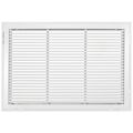 Product Image of 30" x 20" Steel Fixed Bar Filter Grille (White)