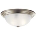 Product Image of 15.25" 3 Light Flush Mount (Brushed Nickel)
