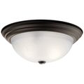 Product Image of 15.25" 3 Light Flush Mount (Olde Bronze)