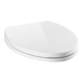 Elongated Slow-Close Toilet Seat, White