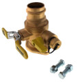 Product Image of 1-1/2" Press Full Port Brass Uni-Flange Isolator Flange with Multi-Function Drain