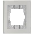Product Image of Single-Gang Rectangular Carpet/Tile Flange for Omnibox and Modulink Floor Boxes (Aluminum)