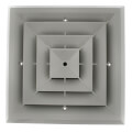 Product Image of GRD4 4-Way Low Clearance Grille w/ Damper (8" x 8")