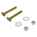 Product Image of 5/16" x 2-1/4" Brass 2 Bolt Set w/ Nuts & Washers