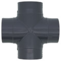 1-1/2" PVC Schedule 80 Cross (Socket)
