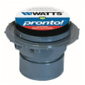 Product Image of 6" Round Pronto PVC Adjustable Floor Cleanout, 2" Socket Outlet (CO-192-PR6-60)