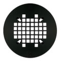 Product Image of 4-1/2" Round Cast Ring Strainer Matte Black Finish