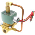 Product Image of 1/2" Normally Open, 2-Way Brass Solenoid Valve (120/60AC)