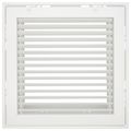 Product Image of 12" x 12" Steel Fixed Bar Filter Grille w/ 2" Filter (White)