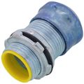 Product Image of 3/4" Steel EMT Compression Connector w/ Insulated Throat- Rain Tight/Concrete Tight
