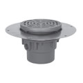 Product Image of 2" x 3" ABS Halo Adjustable Floor Drain w/ Deck Flange, Round 304 stainless