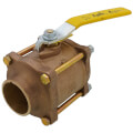 Product Image of 2" 3-Piece Full Port Sweat Ball Valve (376 Cv)