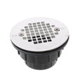 Product Image of 2" ABS Solvent Weld Shower Module Drain w/ Screw-On Stainless Steel Strainer (Hub)