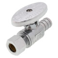 Product Image of 1/2" PEX Straight Stop (1/4 Turn) (Lead Free)