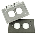Product Image of 1-Gang Weatherproof Cover, Polycarbonate (Gray)