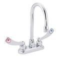 Product Image of M-Dura Commercial Bar Faucet w/ 2 Wrist Blade Handles, 1.2 GPM, Chrome
