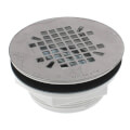 Product Image of PVC No-Caulk Shower Module Drain w/ Snap-in Stainless Steel Strainer