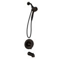 Product Image of Tiffin Posi-Temp Tub/Shower Trim, 82879BRB (Mediterranean Bronze)