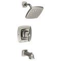 Product Image of Conway Spot Resist Brushed Nickel Posi-temp Tub And Shower Trim, 1 Function 1.75 Gpm, 82922SRN