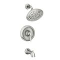 Product Image of Halle Spot Resist Brushed Nickel Posi-temp Tub And Shower Trim, 1 Function 1.75 Gpm, 82970SRN