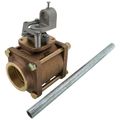 Product Image of 3" FNPT 3-Piece Ball Valve w/ Stainless Steel Vented Ball