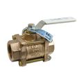 Product Image of 2" Threaded 3-Piece Full Port Bronze Ball Valve (Lead Free) 82LF10801