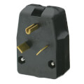 Product Image of Industrial Grade Angle Plug, 2P, 30A, NEMA TT-30P - Black (125V)