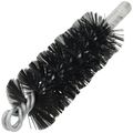 Product Image of 1-3/4" Single Spiral Black Oil Tempered Wire Brush for 2" Flue (8" Total Length)