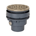 Product Image of 2" Schedule 40 No Hub FinishLine Adjustable Complete Assembly Floor Drain w/ 5-1/2" Top