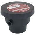 Product Image of 2" PVC FinishLine Adjustable Rough-In Floor Drain w/ Coring Plug (Hub)