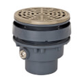 Product Image of 3" Schedule 40 No-Hub FinishLine Adjustable Complete Assembly Floor Drain w/ 5-1/2" Top
