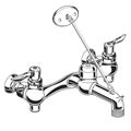 Product Image of Top Brace Wall-Mount Service Sink Faucet w/ 6" Vacuum Breaker Spout (Chrome)