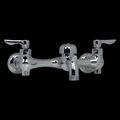 Product Image of Wall-Mount Service Sink Faucet w/ 3" Vacuum Breaker Spout (Chrome)