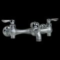 Product Image of Wall-Mount Service Sink Faucet w/ 3" Vacuum Breaker Spout (Rough Chrome)
