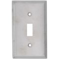 Product Image of 1-Gang Electrical Wall Plate, Non-Magnetic, Toggle Switch (Stainless Steel)