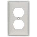 Product Image of 1-Gang Wallplate, Duplex Receptacle (430 Stainless Steel)